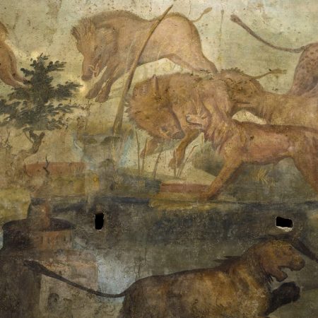Affresco della Caccia Casa dei Ceii Pompei 06 Luigi Spina