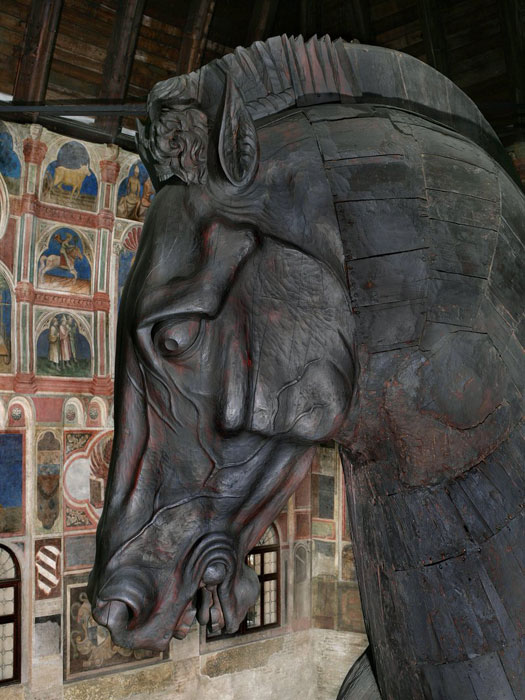 Cavallo Ligneo Palazzo della Ragione Padova