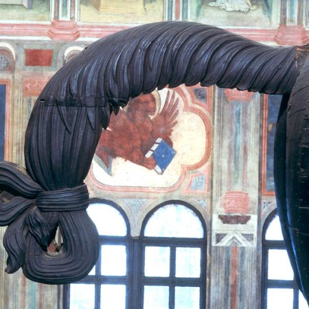 Coda del cavallo ligneo, Palazzo della Ragione, Padova